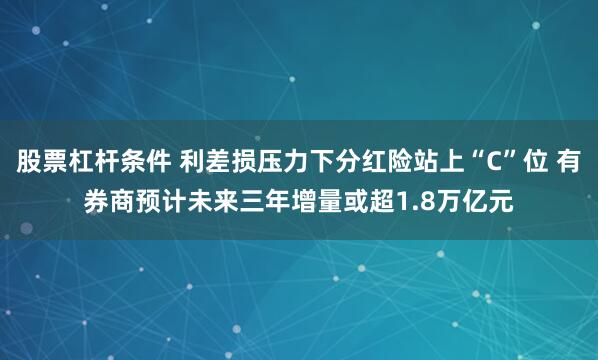 股票杠杆条件 利差损压力下分红险站上“C”位 有券商预计未来三年增量或超1.8万亿元