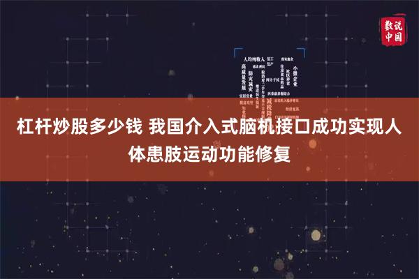 杠杆炒股多少钱 我国介入式脑机接口成功实现人体患肢运动功能修复