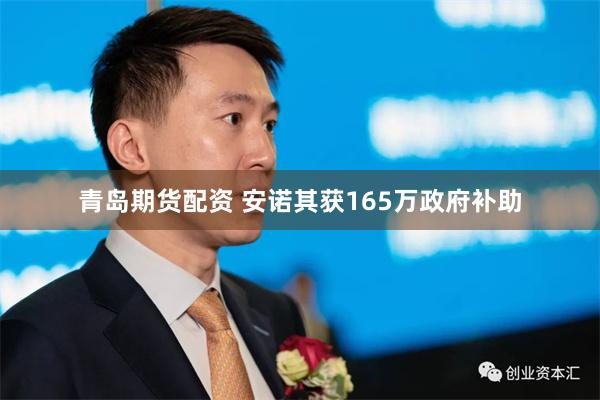 青岛期货配资 安诺其获165万政府补助